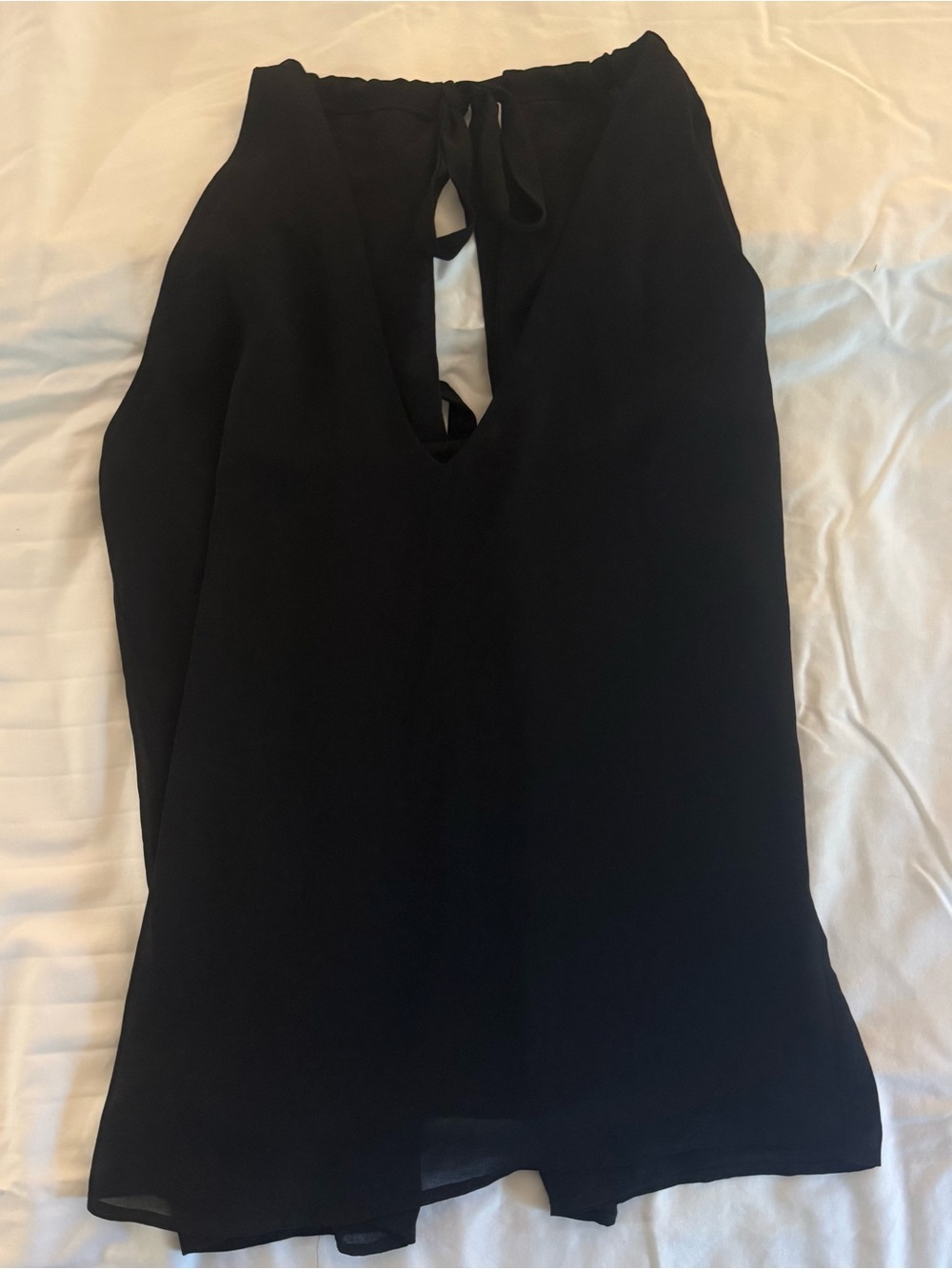 Show Me Your MuMu Black Halter Tie-Back Camisole